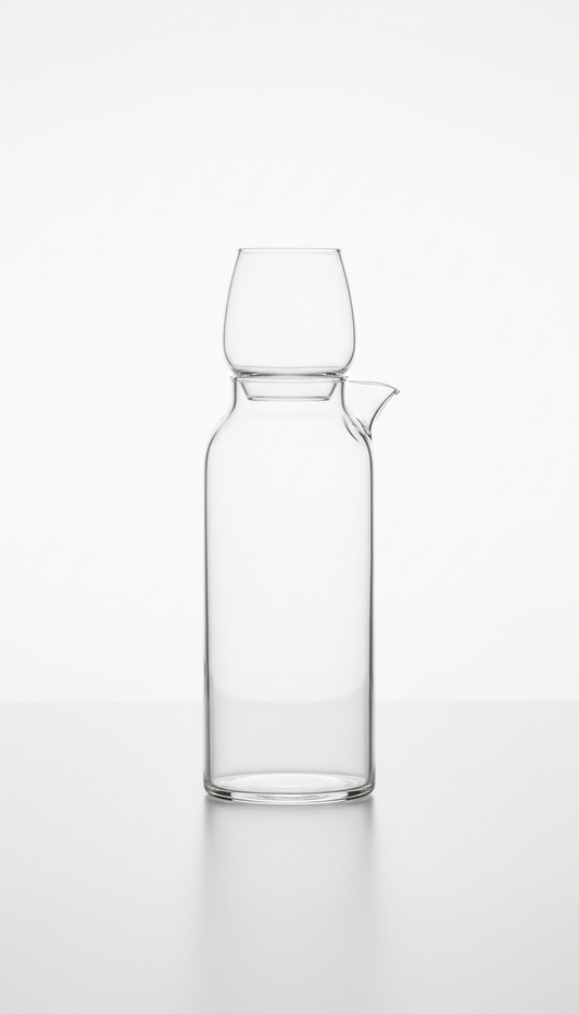 Glass Carafe and Tumbler Set